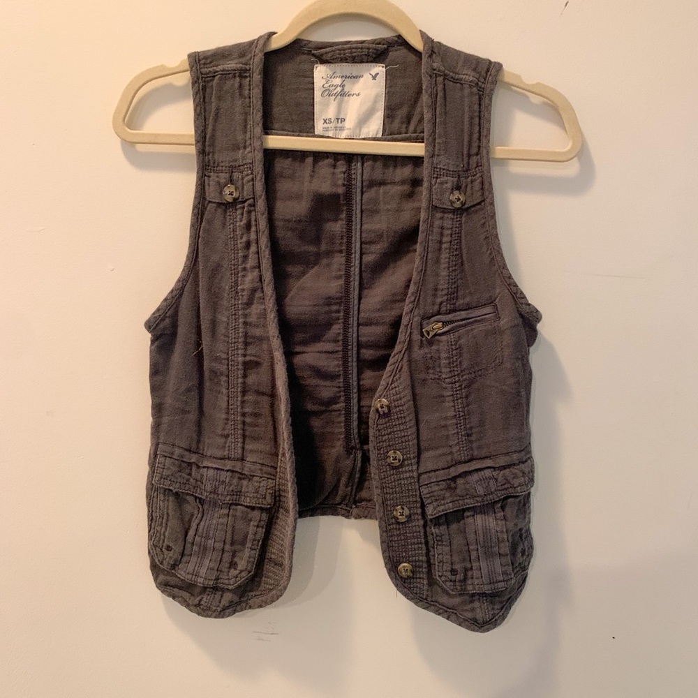 American Eagle Vest, Grey Color, XS